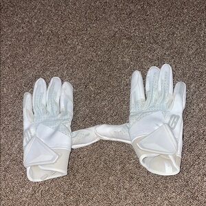 White Football Gloves